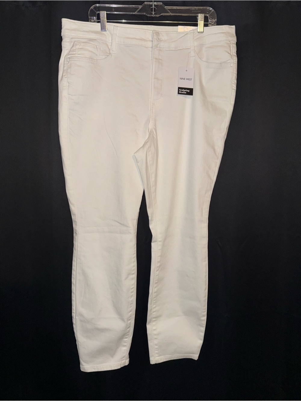 Nine West White Straight Leg Jeans NWT
